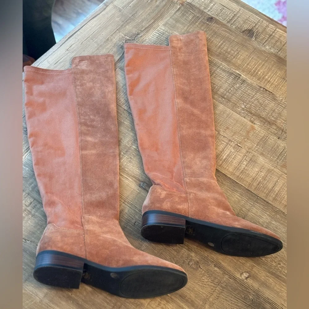Lucky Brand Suede Riding Boots. Calypso | Ginger Women’s Sz. 7.5 EUC | Luxe